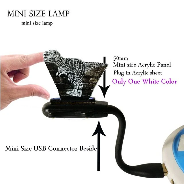 Tyrannosaurus Rex T-Rex Lampe mit Farbwechsel Nachtlicht Tischlampe