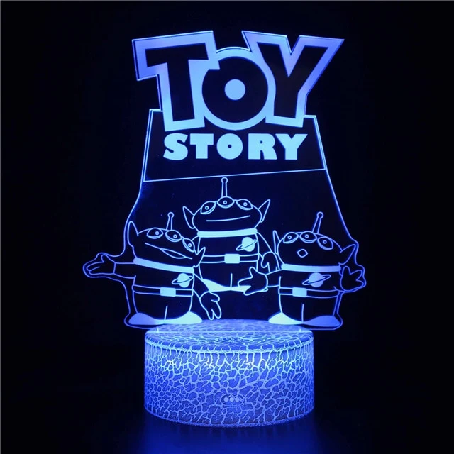 Stitch Lampe mit 3D Effekt und Farbwechsel