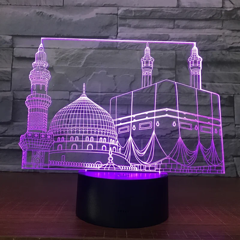 Veilleuse islamique Mosquée 3D | MosQura