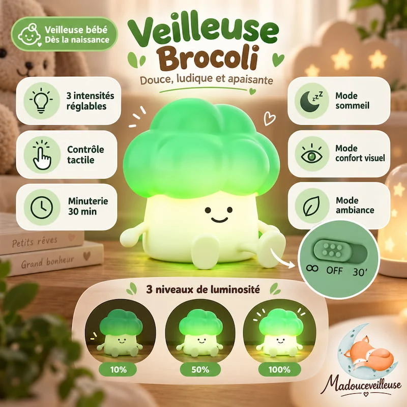 Veilleuse brocoli | ZenGreen