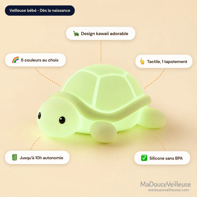 Veilleuse tortue bébé | BabyTurtle