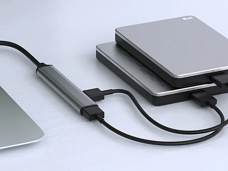 USB Hub 4 Port USB 3.0 Verteiler Adapter Splitter 5Gbps für PC Laptop