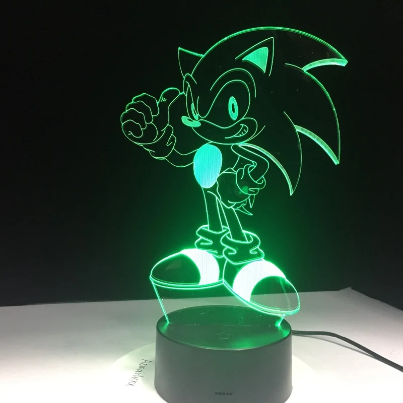 Sonic The Hedgehog 3D Tischlampe