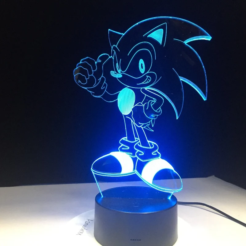 Sonic The Hedgehog 3D Tischlampe