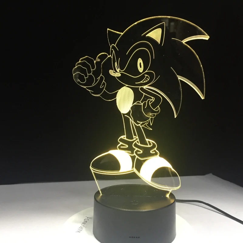 Sonic The Hedgehog 3D Tischlampe