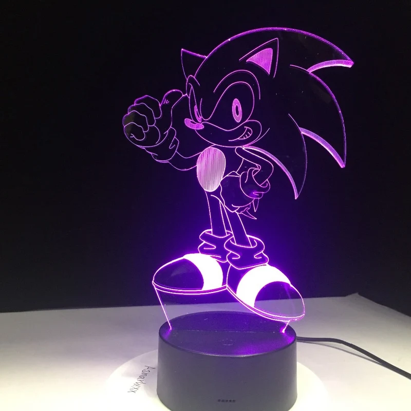 Sonic The Hedgehog 3D Tischlampe