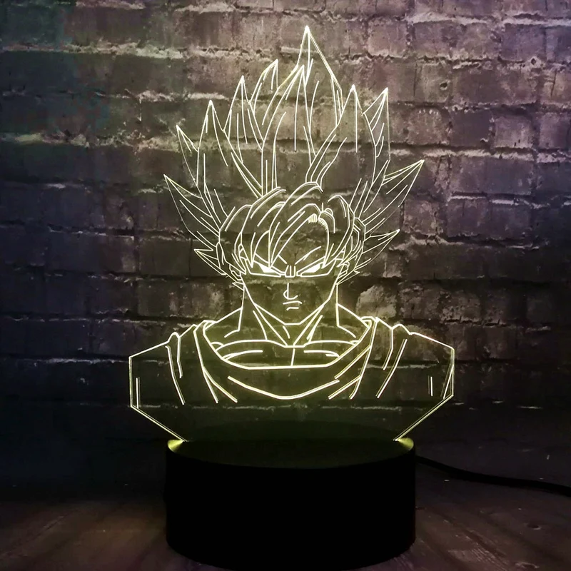 Dragon Ball Son Goku 3D Lampe - Farbwechsel