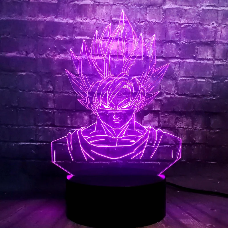 Dragon Ball Son Goku 3D Lampe - Farbwechsel