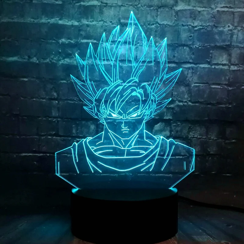 Dragon Ball Son Goku 3D Lampe - Farbwechsel