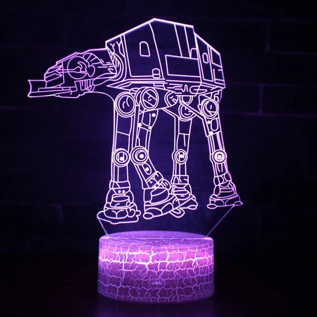 Star Wars R2D2 BB-8, Darth Vader, Todesstern 3D Lampe Nachtlicht