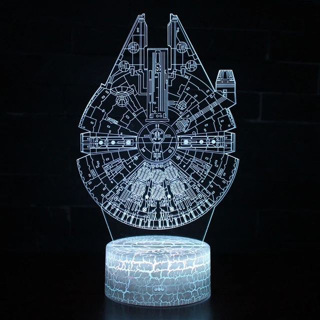 Star Wars R2D2 BB-8, Darth Vader, Todesstern 3D Lampe Nachtlicht