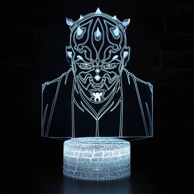 Star Wars R2D2 BB-8, Darth Vader, Todesstern 3D Lampe Nachtlicht