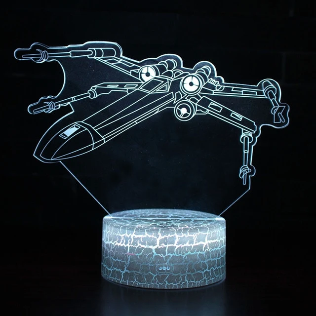 Star Wars R2D2 BB-8, Darth Vader, Todesstern 3D Lampe Nachtlicht