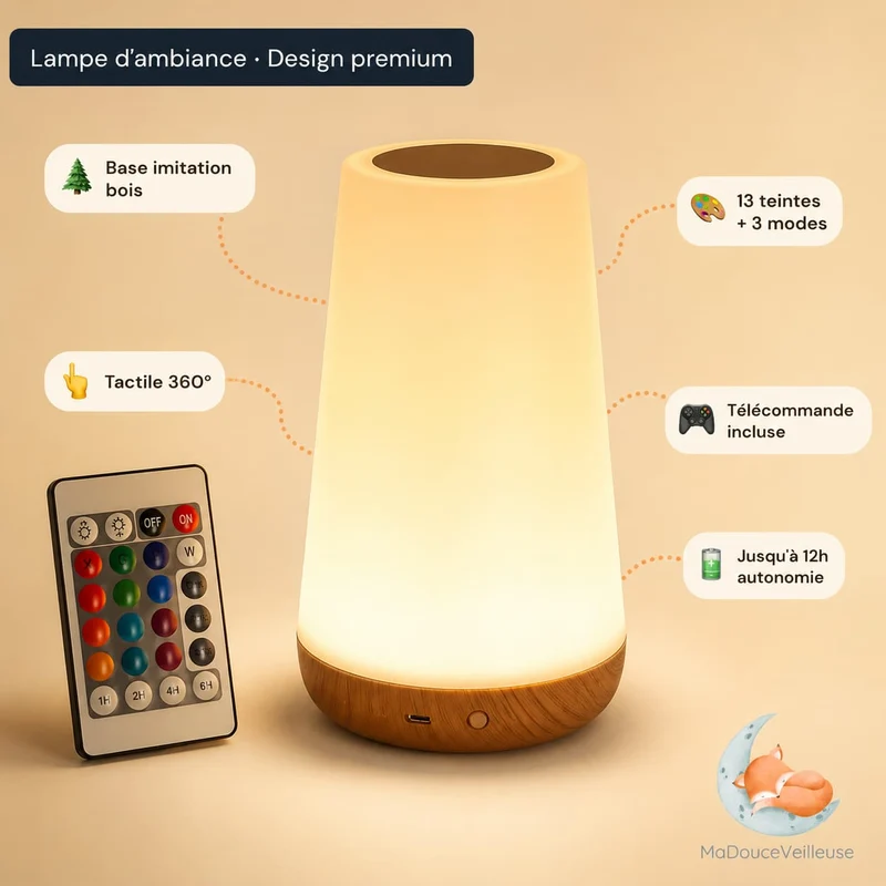 Veilleuse rechargeable - SoftTouch