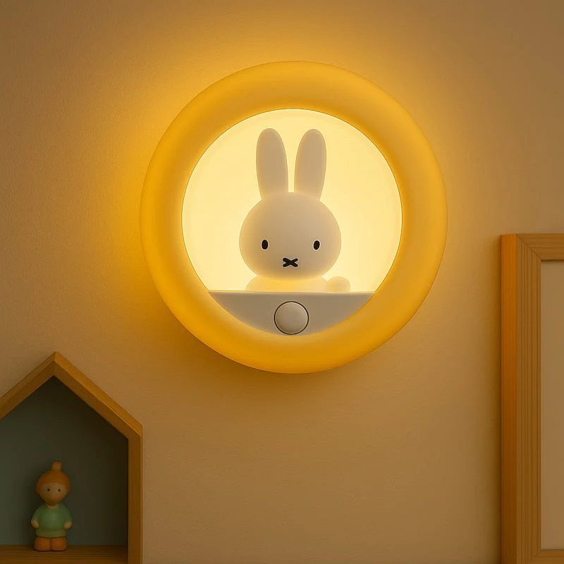 Veilleuse murale lapin avec capteur de mouvement - LapSense