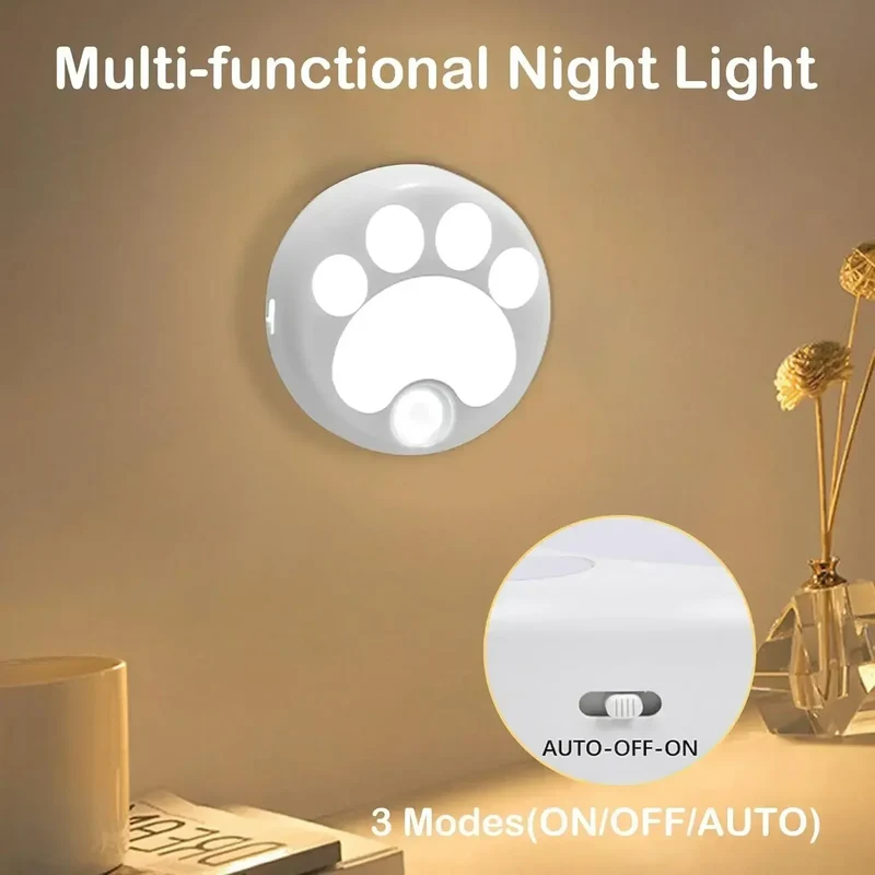 Veilleuse murale patte de chien - LumiPaw