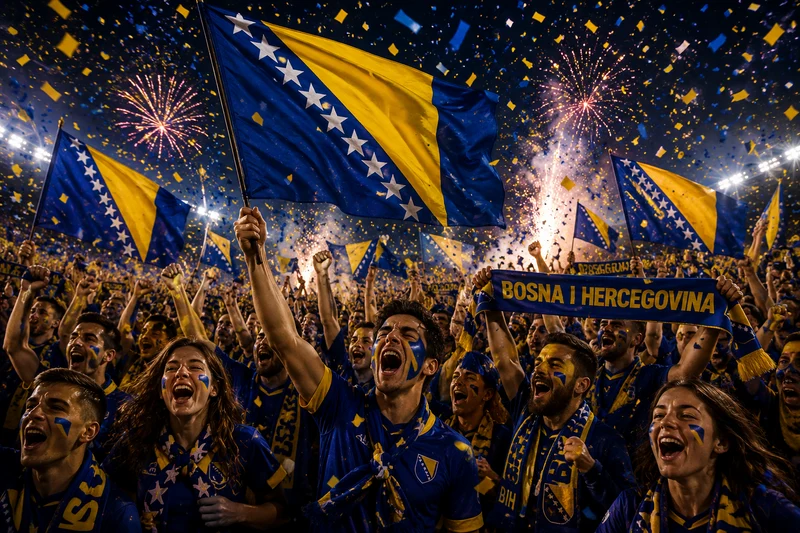 Bosnien Herzegowina Flagge 150x90cm Länderflagge Fahne mit Ösen Outdoor-Bosanskohercegovačka zastava 150 x 90 cm