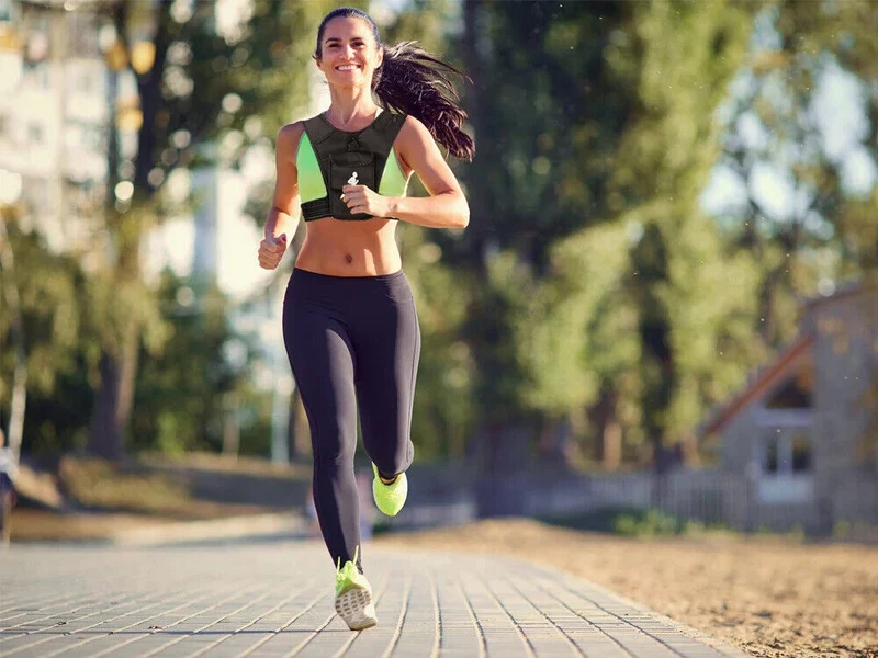 Reflektierende Sicherheits-Laufweste mit Handytasche & Verstellbarem Gurt – Für Jogging, Radfahren & Outdoor