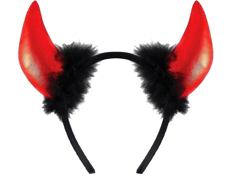 Halloween Teufel Stirnband Hörner Karneval Kostüm Party Zubehör 👹🎃