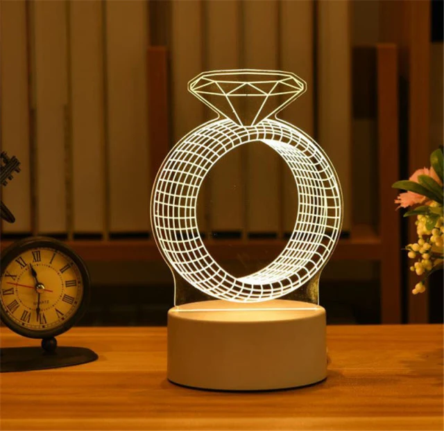 3D Lampe Deko Tischlicht in vielen verschiedenen Motiven
