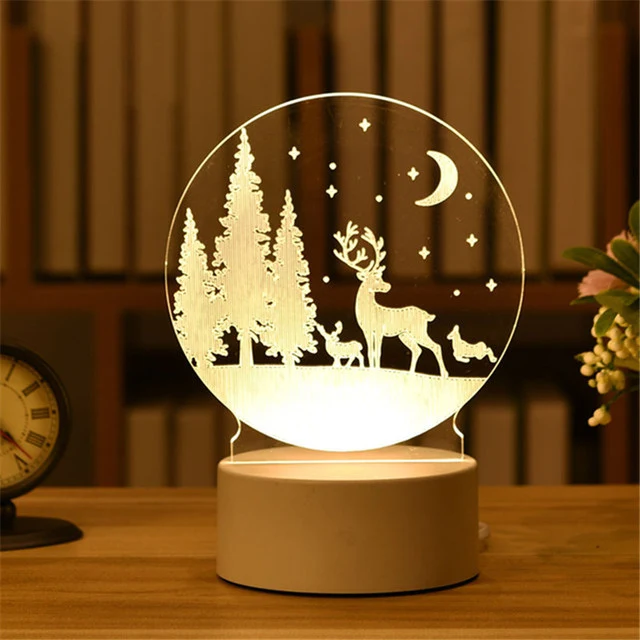 3D Lampe Deko Tischlicht in vielen verschiedenen Motiven