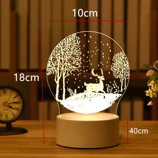 3D Lampe Deko Tischlicht in vielen verschiedenen Motiven