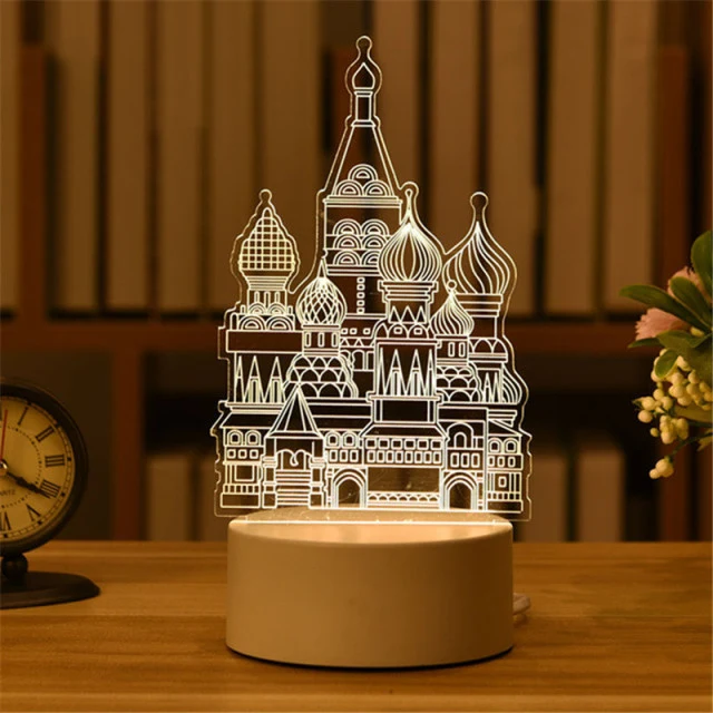 3D Lampe Deko Tischlicht in vielen verschiedenen Motiven