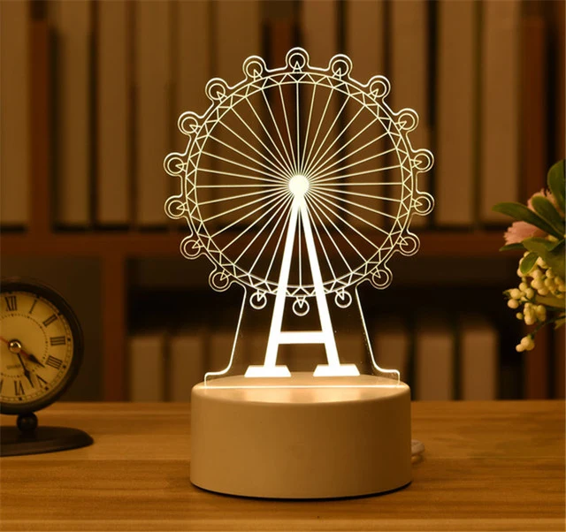 3D Lampe Deko Tischlicht in vielen verschiedenen Motiven
