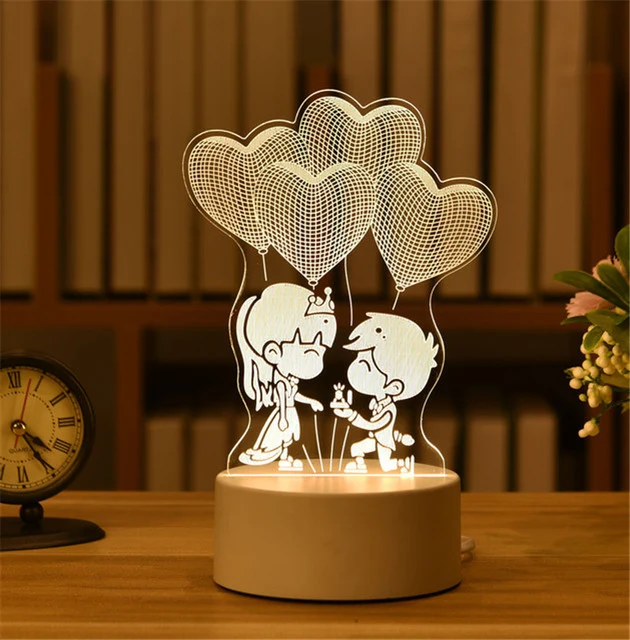 3D Lampe Deko Tischlicht in vielen verschiedenen Motiven