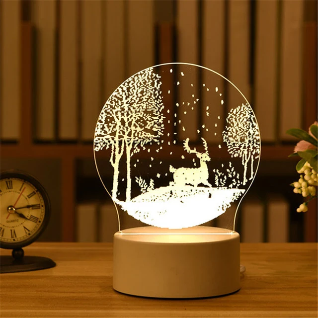 3D Lampe Deko Tischlicht in vielen verschiedenen Motiven