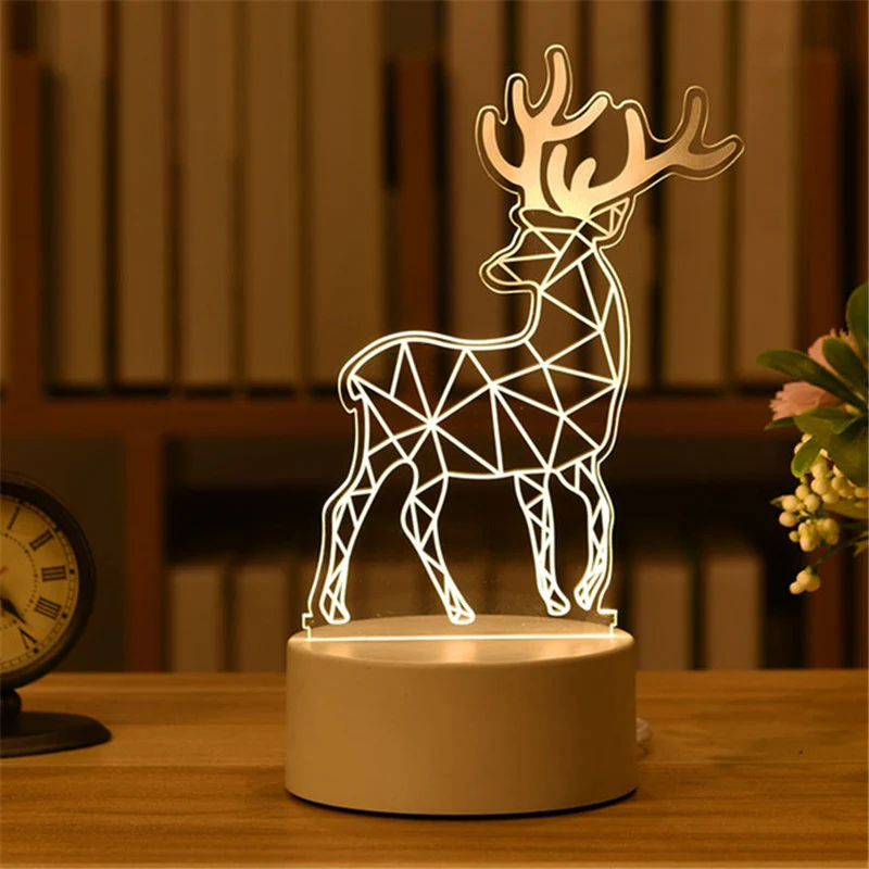 3D Lampe Deko Tischlicht in vielen verschiedenen Motiven