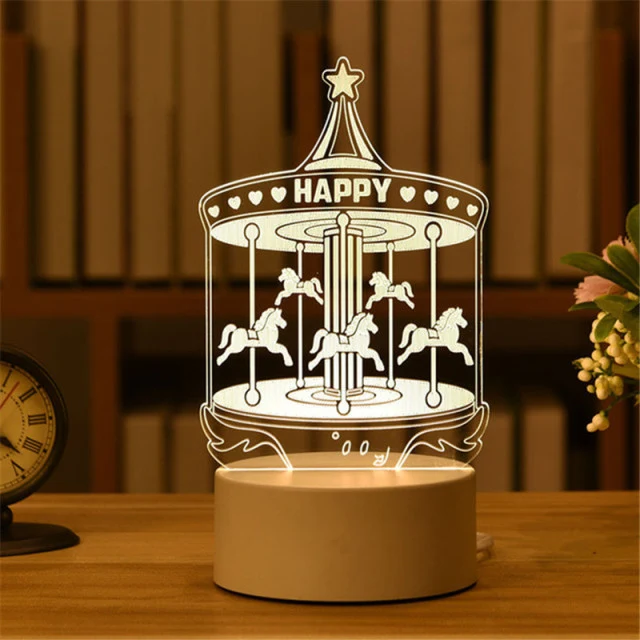 3D Lampe Deko Tischlicht in vielen verschiedenen Motiven