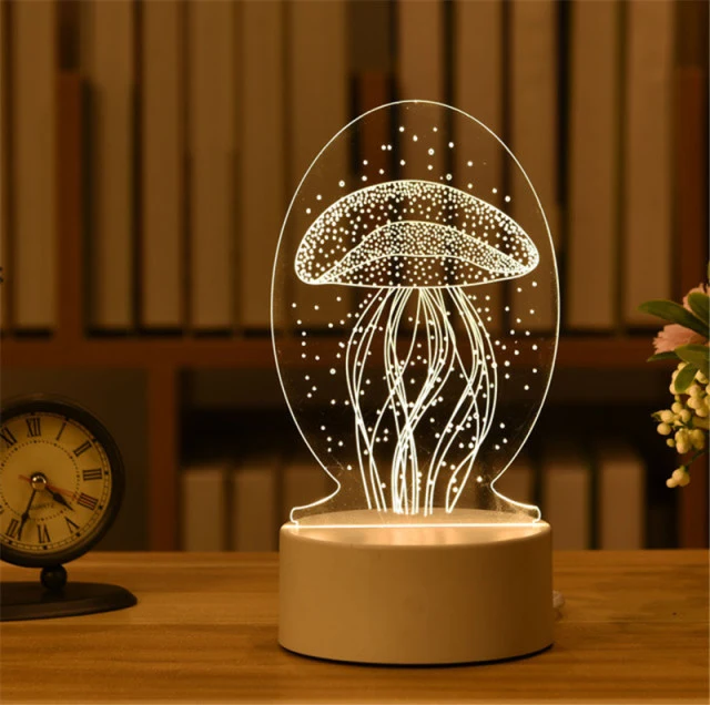 3D Lampe Deko Tischlicht in vielen verschiedenen Motiven