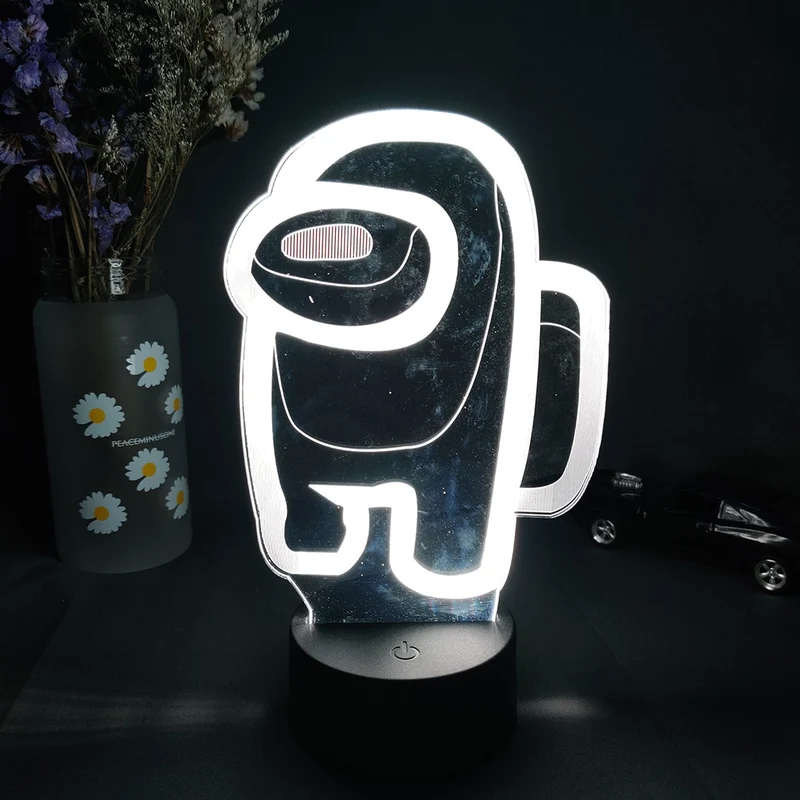 Among us 3D LED Lampe, Nachtlicht, Nachtlampe mit Farbwechsel