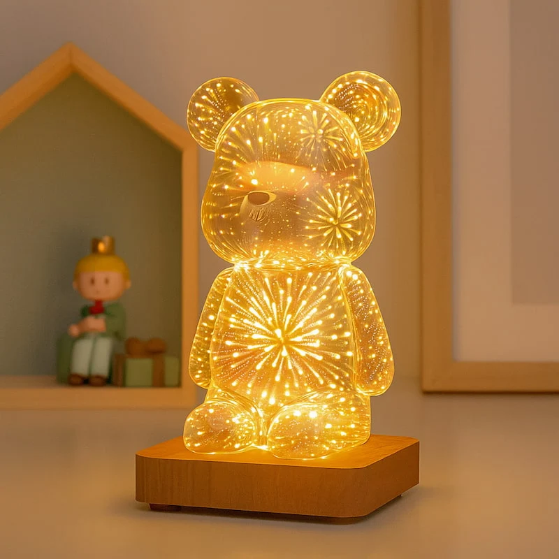 Veilleuse ours 3D LED - OursiLume