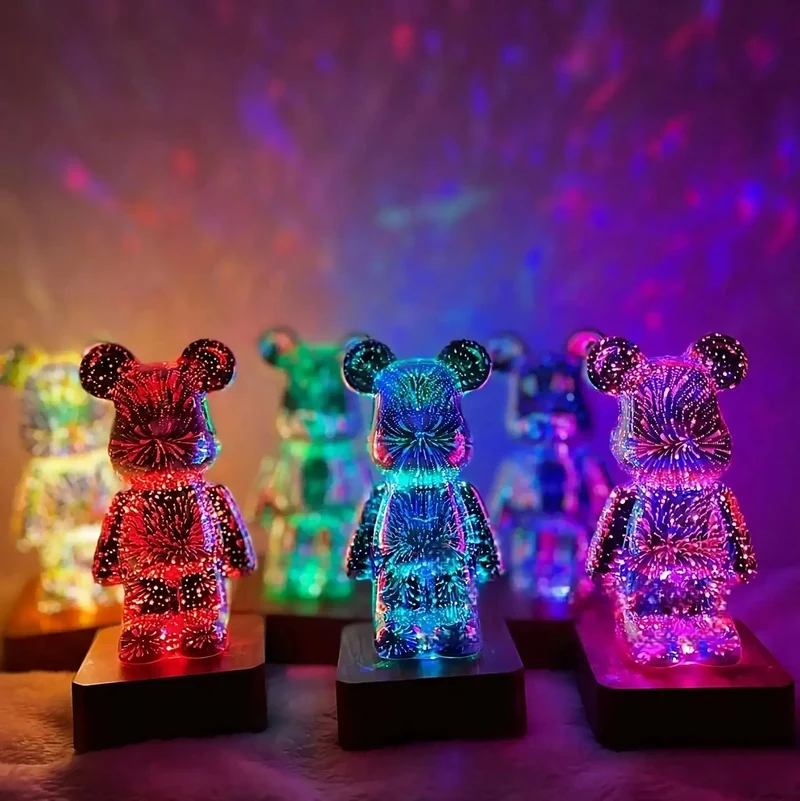 Veilleuse ours 3D LED - OursiLume