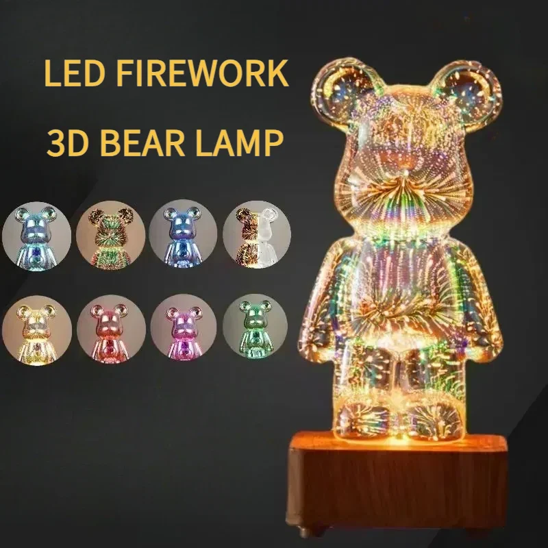 Veilleuse ours 3D LED - OursiLume