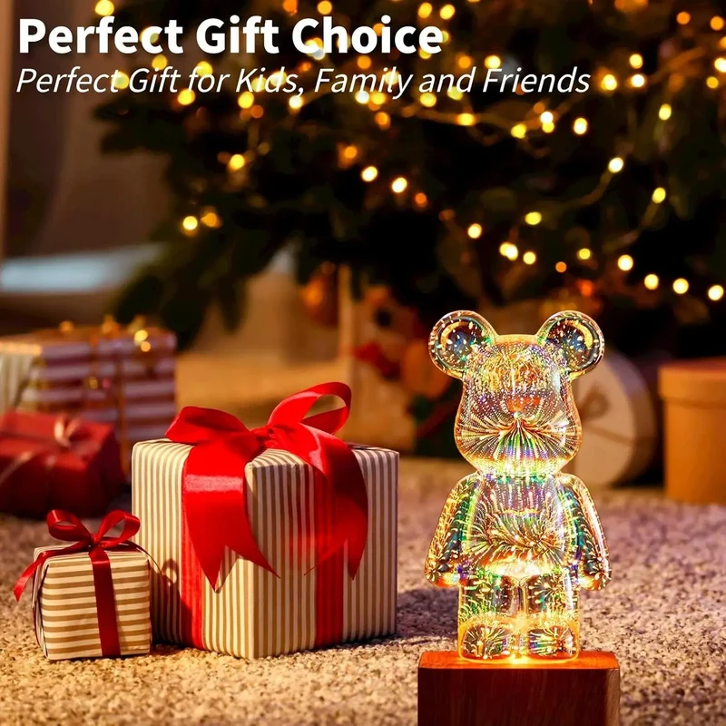 Veilleuse ours 3D LED - OursiLume