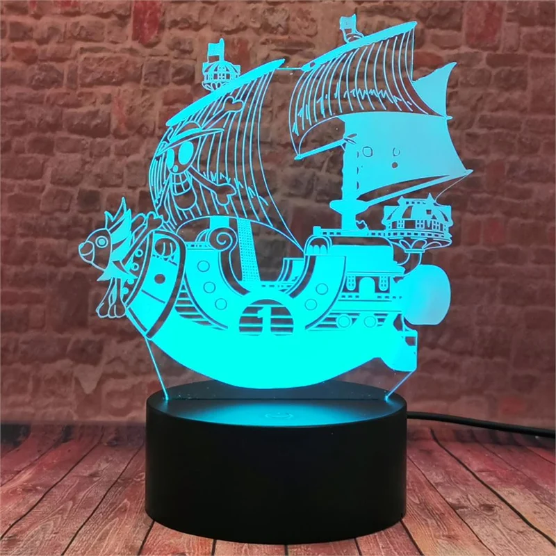 One Piece Piratenschiff Nachtlicht Nacht Lampe