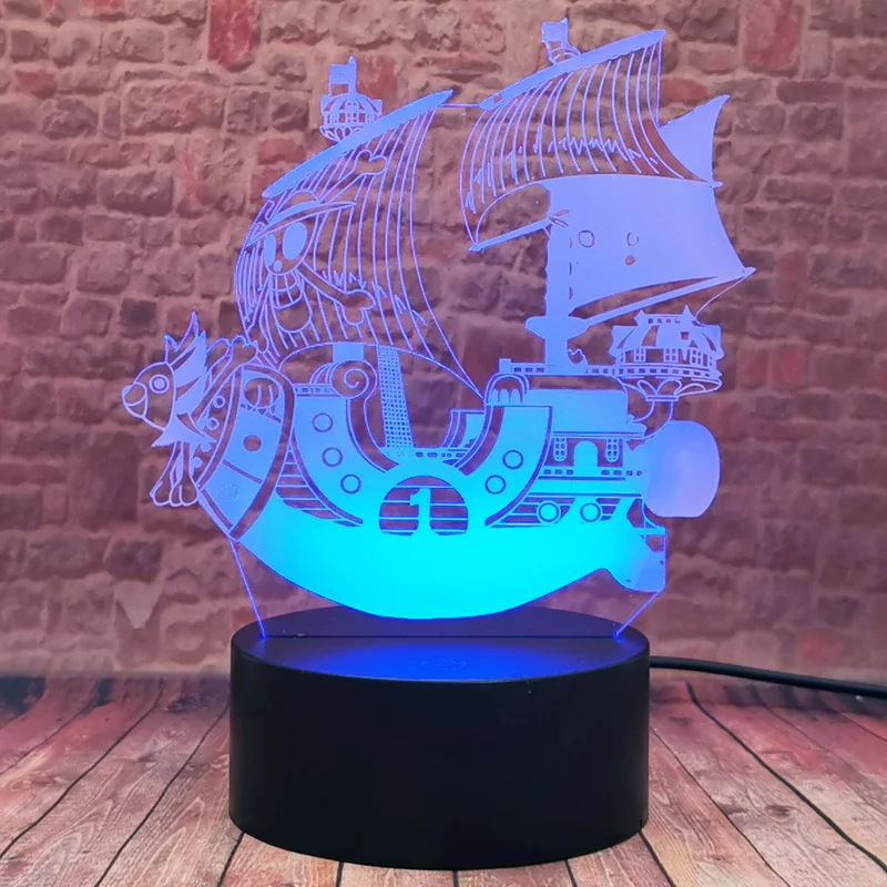 One Piece Piratenschiff Nachtlicht Nacht Lampe