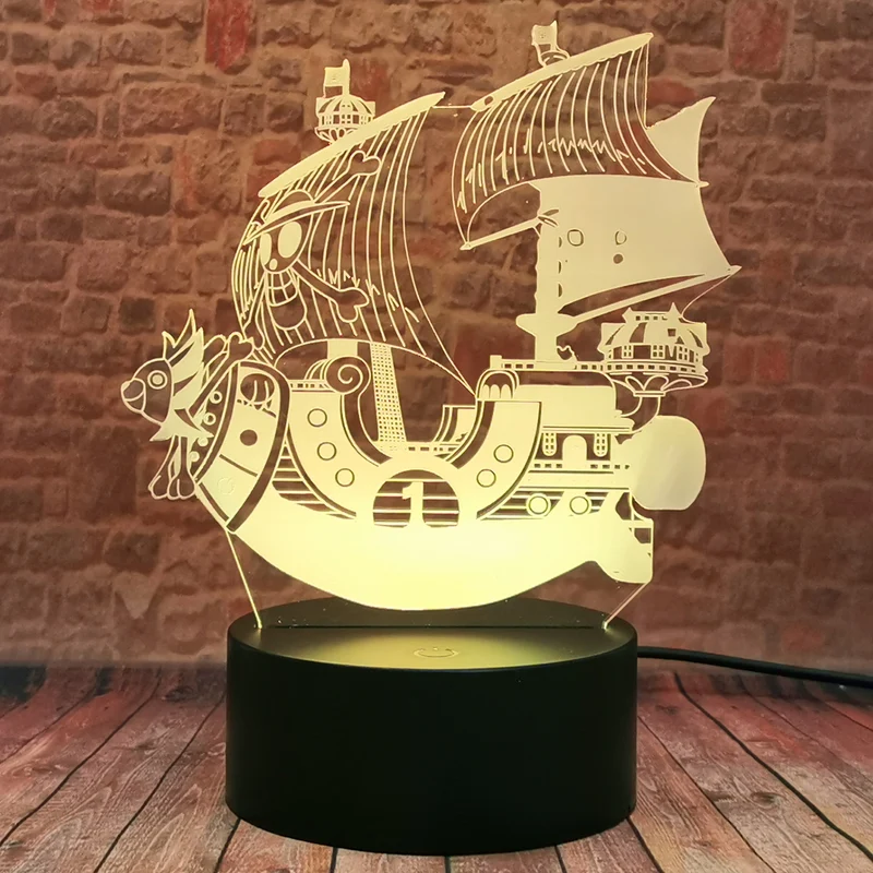 One Piece Piratenschiff Nachtlicht Nacht Lampe