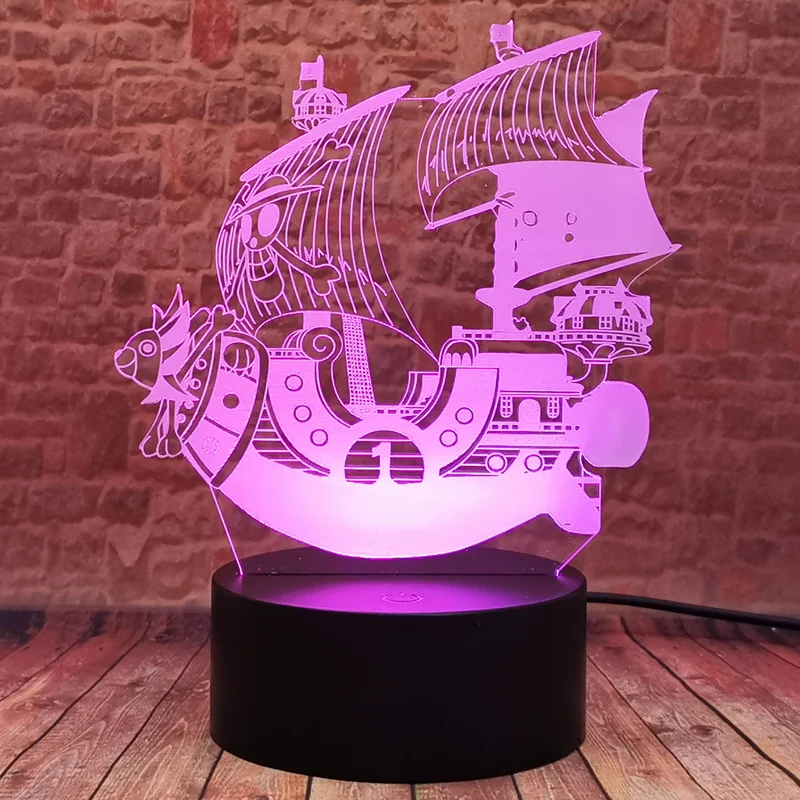 One Piece Piratenschiff Nachtlicht Nacht Lampe