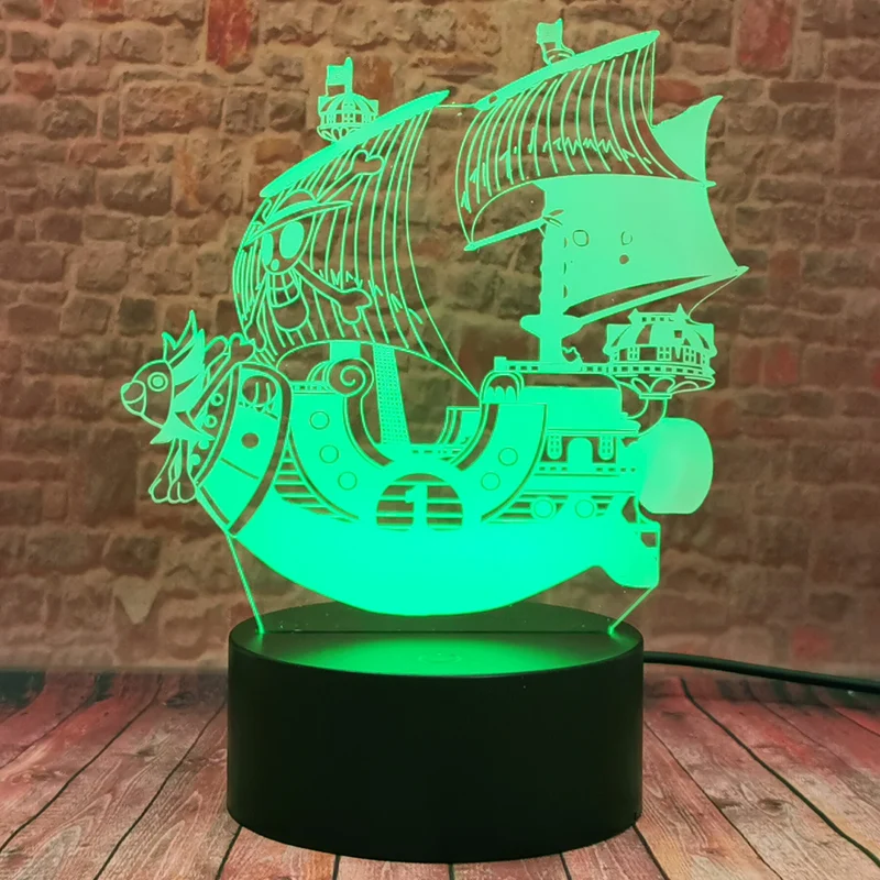One Piece Piratenschiff Nachtlicht Nacht Lampe