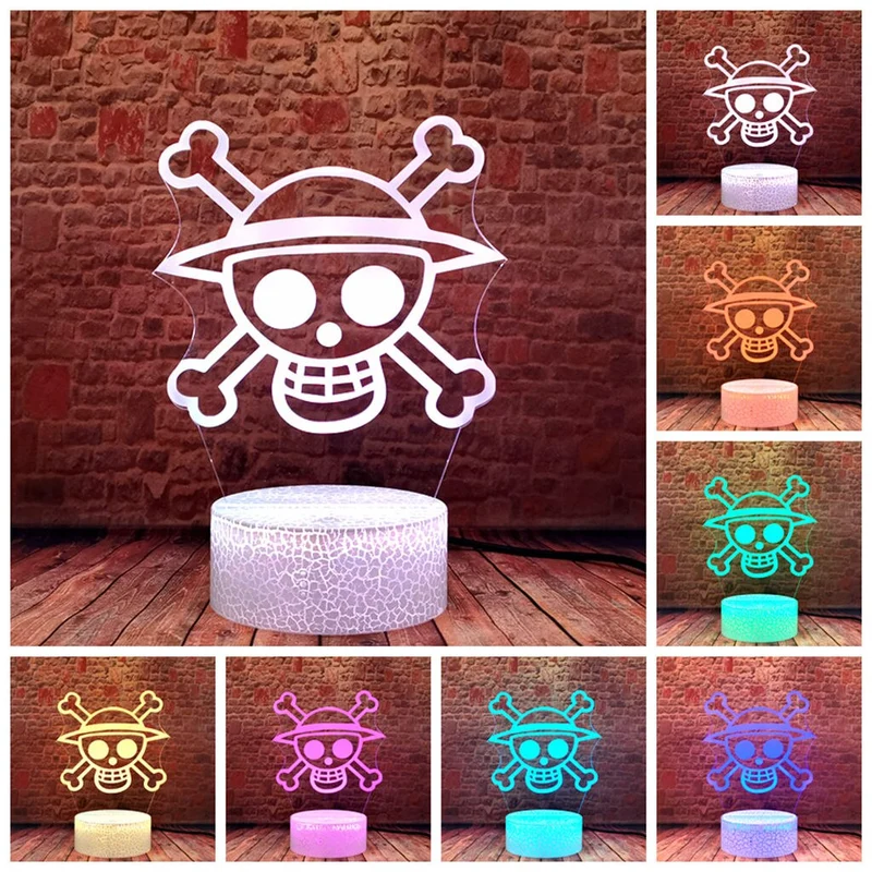 LED Nachtlampe Luffy Motiv One Piece