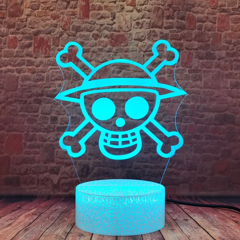 LED Nachtlampe Luffy Motiv One Piece