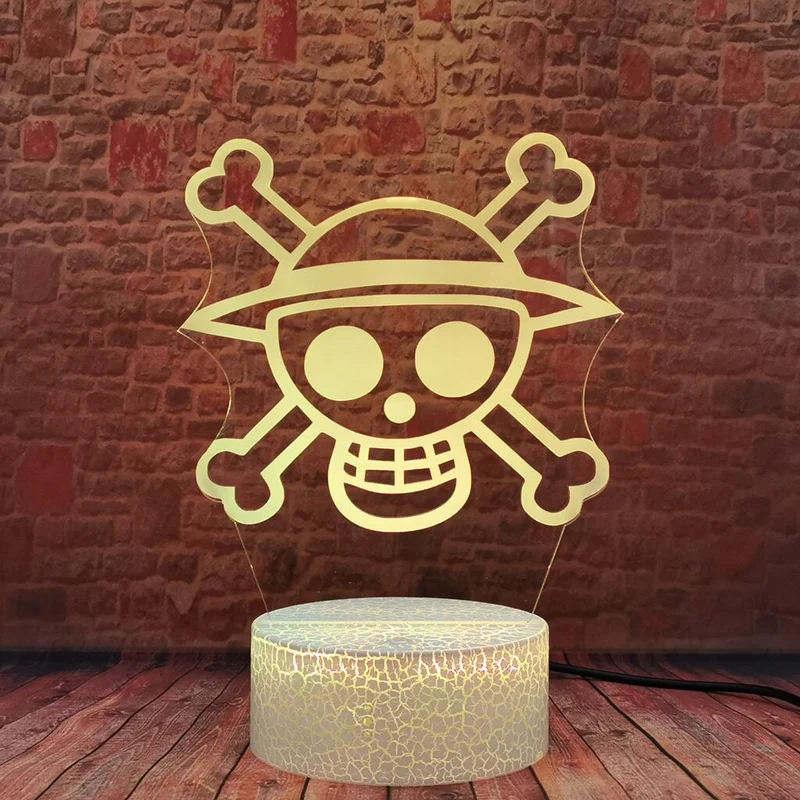 LED Nachtlampe Luffy Motiv One Piece