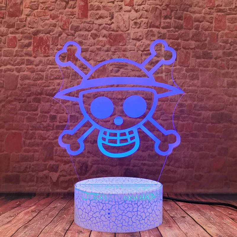 LED Nachtlampe Luffy Motiv One Piece