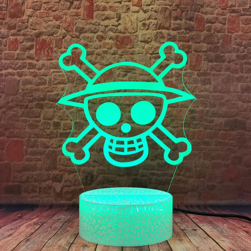 LED Nachtlampe Luffy Motiv One Piece
