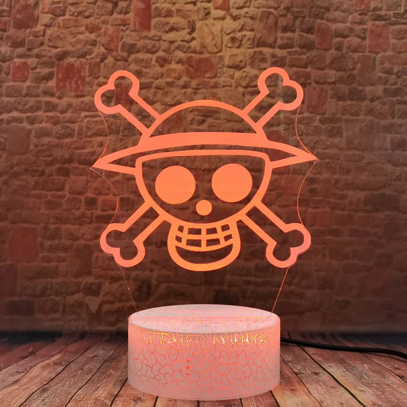 LED Nachtlampe Luffy Motiv One Piece