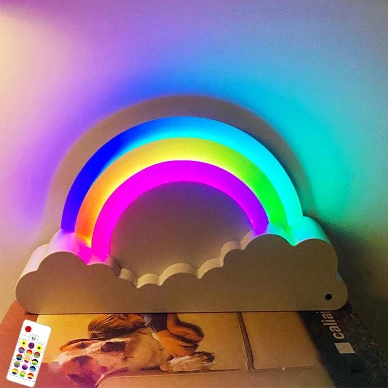 Veilleuse arc en ciel bebe | LumiArc